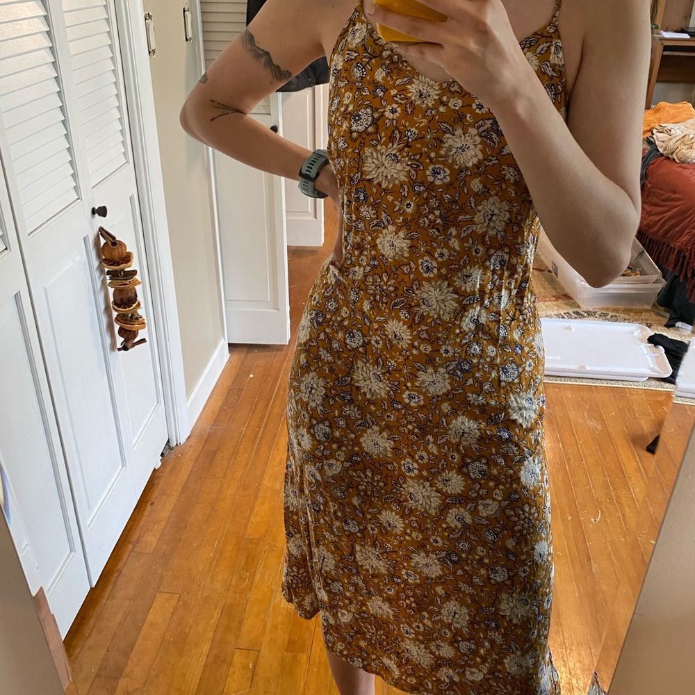 Floral midi dress
